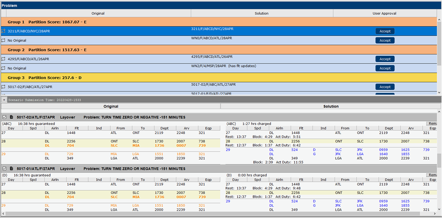 CRR vendor application — problems, proposed solutions, and a single accept action per row